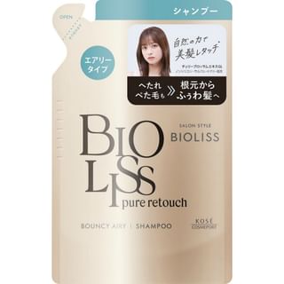 Champú Kose Bioliss Pure Retoque Bouncy (refil de 340 ml)