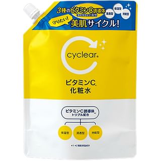 Loción Vitamina C KUMANO COSME Cyclear, recarga de 500 ml