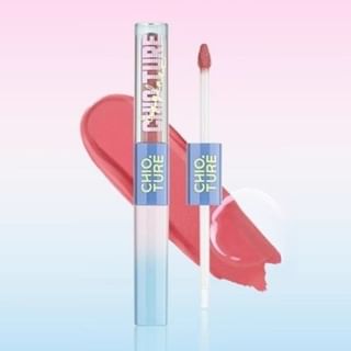 Brillo labial espejo de dos extremos de la serie retro americana CHIOTURE - Gossip Oolong (2,2g x 2)