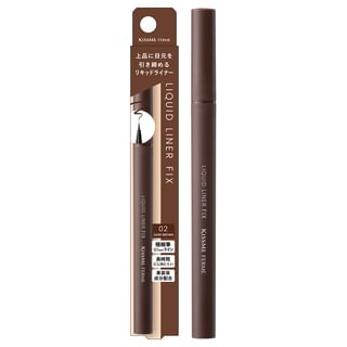 Liner Líquido ISEHAN Kiss Me Firme Fix 02 Marrón Oscuro