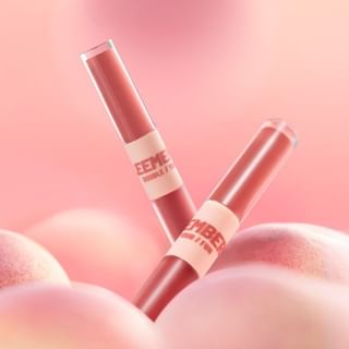 LEEMEMBER Double-Ended Liquid Lipstick - 6 Colors #FUN05 (2.2g x 2)