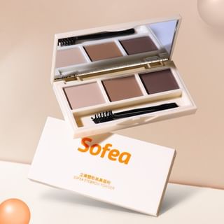 Sofea 3D Shaping Eyebrow Powder - Light Brown (2 Types, 3.9g)