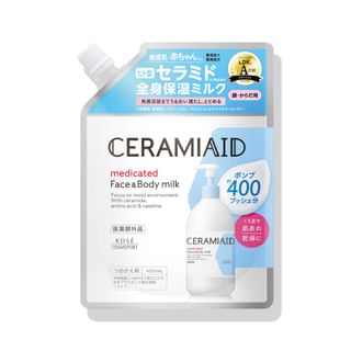Leche facial y corporal Kose Ceramiaid 400 ml Recargable