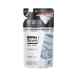 Kao Men's Biore Pore Dirt Clear Facial Wash, 170ml