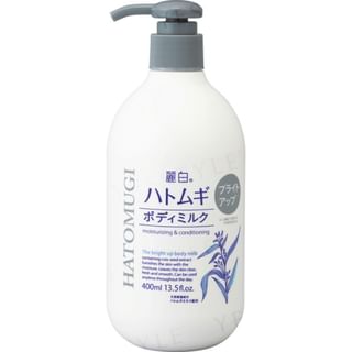 Leche corporal iluminadora KUMANO COSME Reihaku Hatomugi, 400 ml