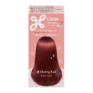 Kao Liese Tint Color Gel Hair Color - Cherry Red (191ml)