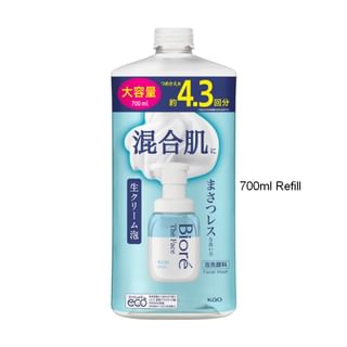 Biore Kao Moist Face Foam Cleanser, 700ml Refill