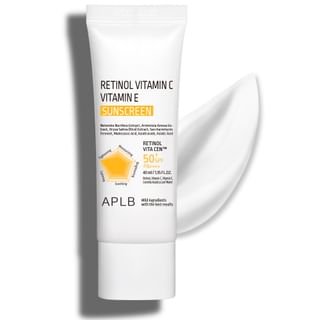 Sunscreen de APLB enriquecido con retinol y vitaminas C y E