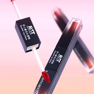 Brillo labial de doble extremo ROMANTIC BEAUTY - 3 tonos