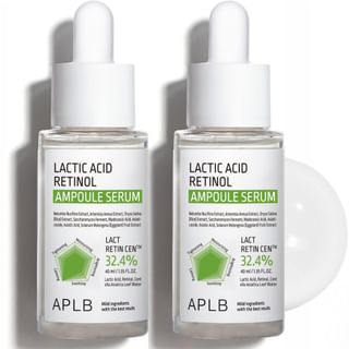 Ensemble sérum ampoule rétinol et acide lactique APLB