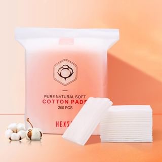 Toallitas de algodón natural suave HEXZE, 200 unidades