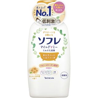 Leche de baño suave BATHCLIN Mild con osmantho 720ml