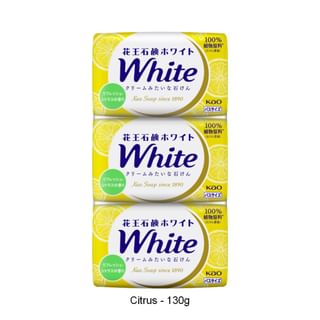 Jabón corporal Kao Naranja Blanca - 130g x 3
