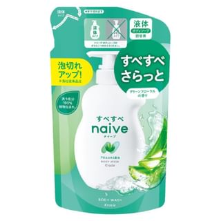 Kracie - Jabón corporal Naive Aloe 360ml Recarga