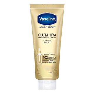 Lotion Vaseline Éclatant Brillant Gluta-Hya, Grande 330 ml