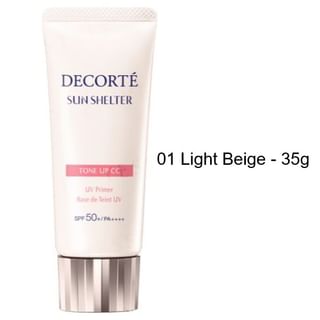 Prémisse solaire Kose Décorte Tone Up CC Primant UV SPF 50+ PA++++ Beige Clair