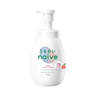 Kracie Naive Foaming Body Wash, Moisturizing, 600ml