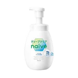 Kracie Naive Foaming Body Wash Deep Clear 600ml