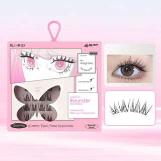 BLJ Comic Eyes Glue-free Lashes - HD01 Rose Cupid (10-12mm)