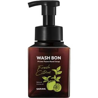 SARAYA Wash Bon Prime Foam Hand Soap, Fresh Citrus, 280ml