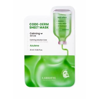 LABIOTTE Code-derm Sheet Mask Set - 5 Types Calming