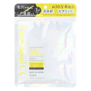 HiCA Fractional CC Needle Serum Face Mask, 6 Pieces