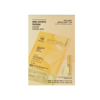 VT 2-Step Brightening Hydrogel Mask with Vita-Light Reedle Shot 100