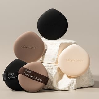 Set de esponjas para maquillaje Original Artist - Gota de agua, 5 colores (Negro) - 2 uds