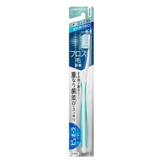 Cepillo de dientes compacto Kao PureOra Sukima Pro, suave