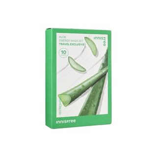 Set de mascarillas energizantes Innisfree - 6 tipos de aloe