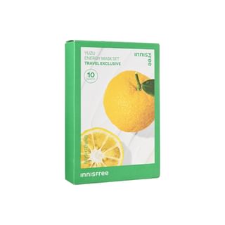 Set de mascarillas energizantes Innisfree - 6 tipos (Yuzu)