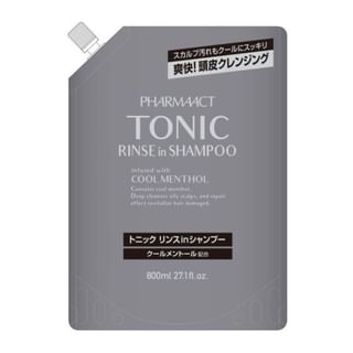 Champú tonificante KUMANO COSME Pharmaact, recarga de 800 ml