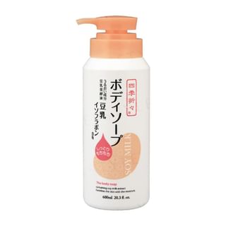 Jabón corporal KUMANO COSME Shikioriori con leche de soja y isoflavonas - 600 ml