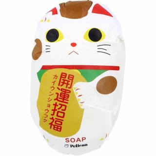 Pelican Soap Lucky Cat Japanese Green Tea Soap, 180g