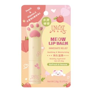UNICAT Cat Paw Lip Balm Peach & Vitamin E