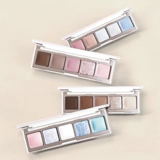 Paleta de sombras de ojos Eunarz Serie Pure Color, 5 colores, Balete Perla (PA03#), 4 tipos, 5g