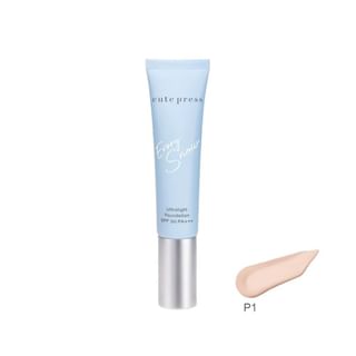 Fundación líquida Cute Press Evory Snow, acabado radiante y natural, tono Light Pink Beige - 30g