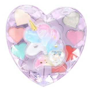Paleta de maquillaje compacta SHOBIDO Corazón Brillante