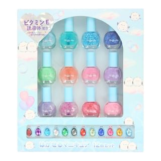SHOBIDO Washable Nail Polish Set Fluffy Sky