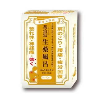 Health Lab Yakujiyu Herbal Bath Salt - Yellow, 25g x 10