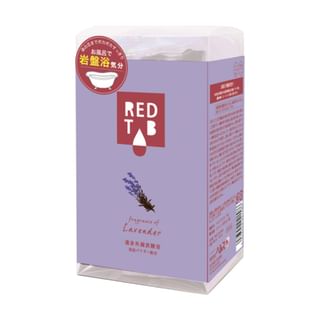 Health Lab Red Tab Far Infrared Carbonated Bath Tablet Lavender - 6 x 50g