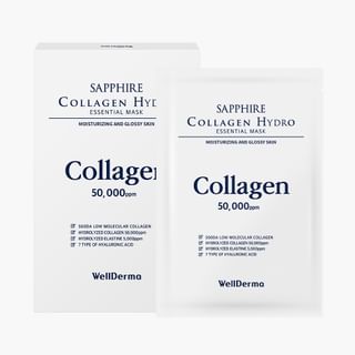Kit de máscaras WellDerma Sapir Hidrolizado de Colágeno (30 ml x 10 hojas)