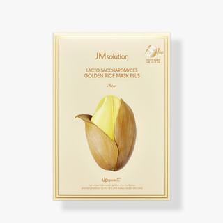Set de mascarilla facial JMsolution con arroz dorado y saccharomices lácticos (30 ml x 10 hojas)