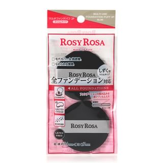 Pincel de base Chantilly Rosy Rosa multifuncional - Negro (juego de 2 unidades)