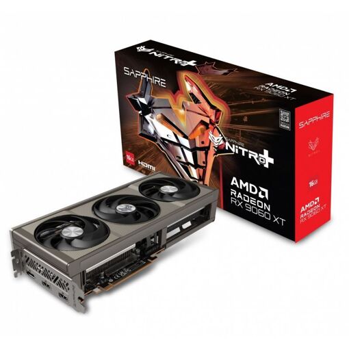 Carte graphique Sapphire Nitro+ Radeon RX 9060 XT Gaming OC 16 Go GDDR6