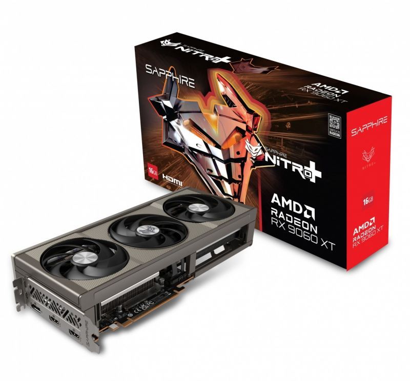 Carte graphique Sapphire Nitro+ Radeon RX 9060 XT Gaming OC 16 Go GDDR6