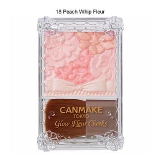 Rubor Canmake Glow Fleur Cheeks 18 Peach Whip Fleur