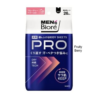 Hojas faciales y corporales Kao Biore PRO Fresa - 26 hojas