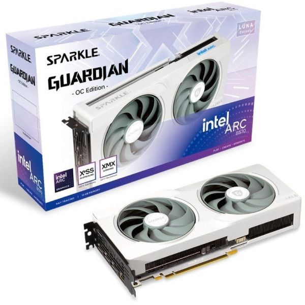 Carte graphique Sparkle Arc B570 Guardian Luna OC 10 Go GDDR6