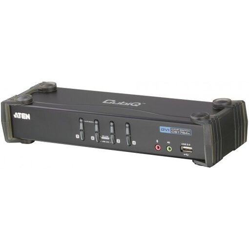 ATEN CubiQ CS1764A - 4-Port Keyboard, Mouse and Audio Switch